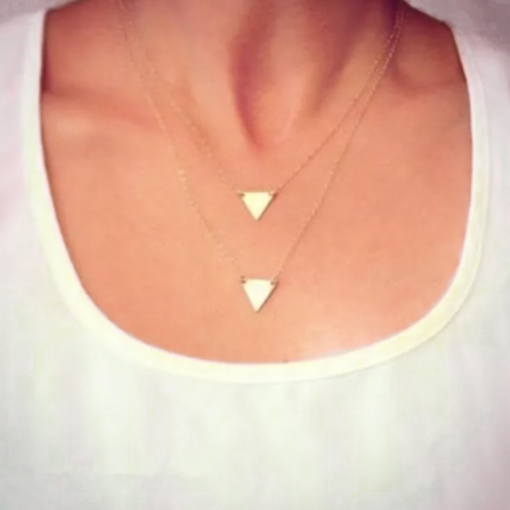 5/$30 layer triangle necklace